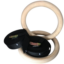 Cargar imagen en el visor de la galería, Wooden Gym Rings
