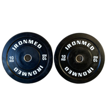 Cargar imagen en el visor de la galería, Rubber Bumper Plates 10kgs (par)
