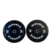 Cargar imagen en el visor de la galería, Rubber Bumper Plates 20kgs (par)
