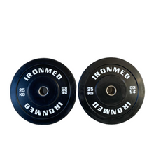 Cargar imagen en el visor de la galería, Rubber Bumper Plates 25kg (par)
